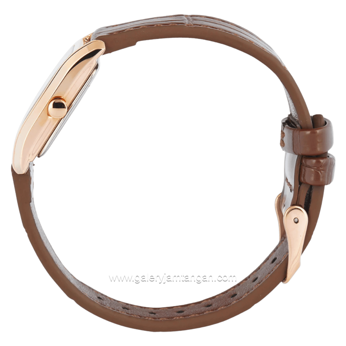 Christophe Arden CA 1006 LH LRGPN Brown Rosegold Dial Rosegold Leather Strap