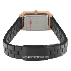 Christophe Arden CA 1007 LH FBRBA Black Rosegold Stainless Steel Strap
