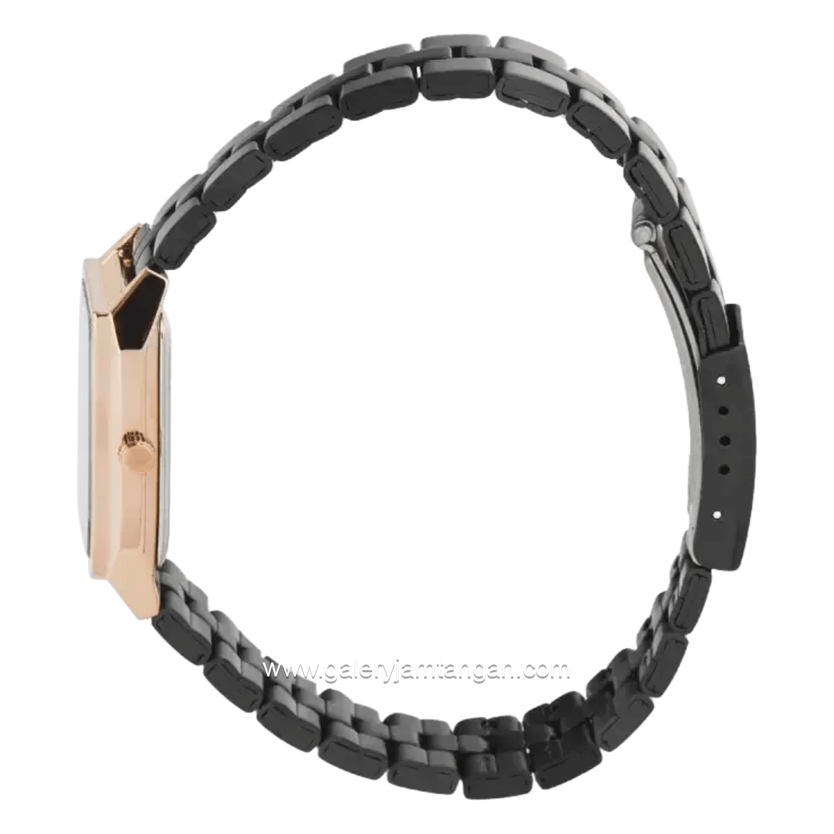 Christophe Arden CA 1007 LH FBRBA Black Rosegold Stainless Steel Strap