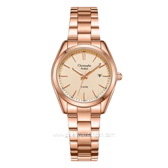 Christophe Arden CA 2001 LD Full Rosegold Dial White Stainless Steel
