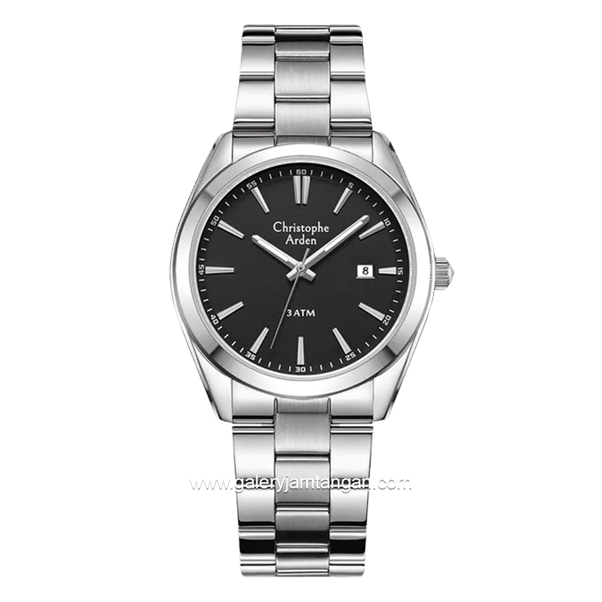 Christophe Arden CA 2001 MD Silver Dial Black Stainless Steel