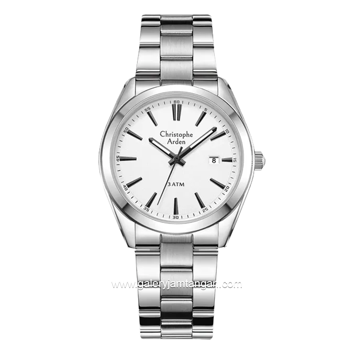 Christophe Arden CA 2001 MD Silver Dial White Stainless Steel