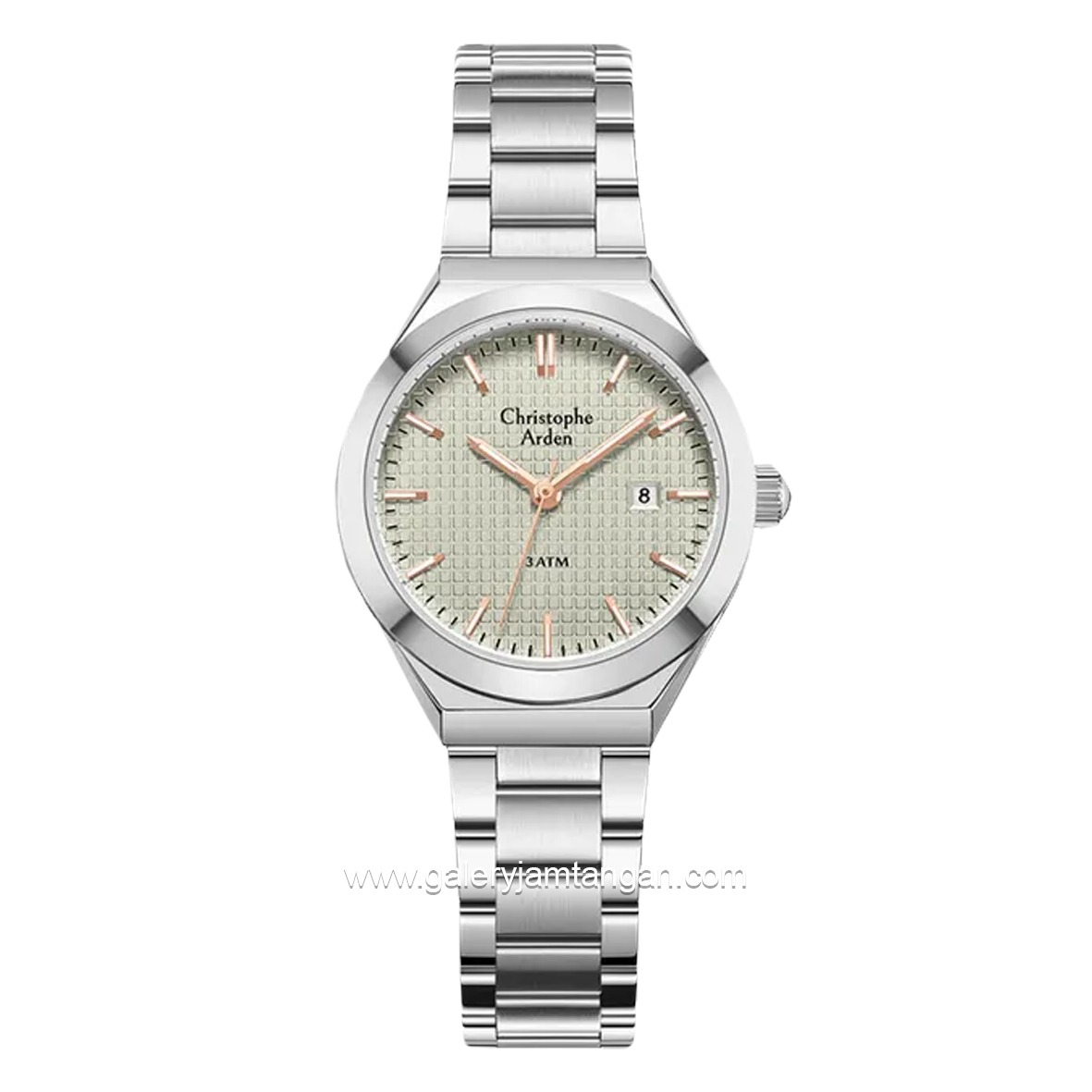 Christophe Arden CA 2002 LD Silver Dial Grey Stainless Steel