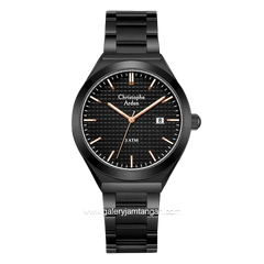 Christophe Arden CA 2002 MD Black Hour Marker Rosegold Stainless Steel