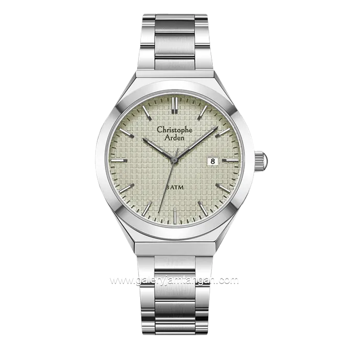 Christophe Arden CA 2002 MD Silver Dial Grey Stainless Steel