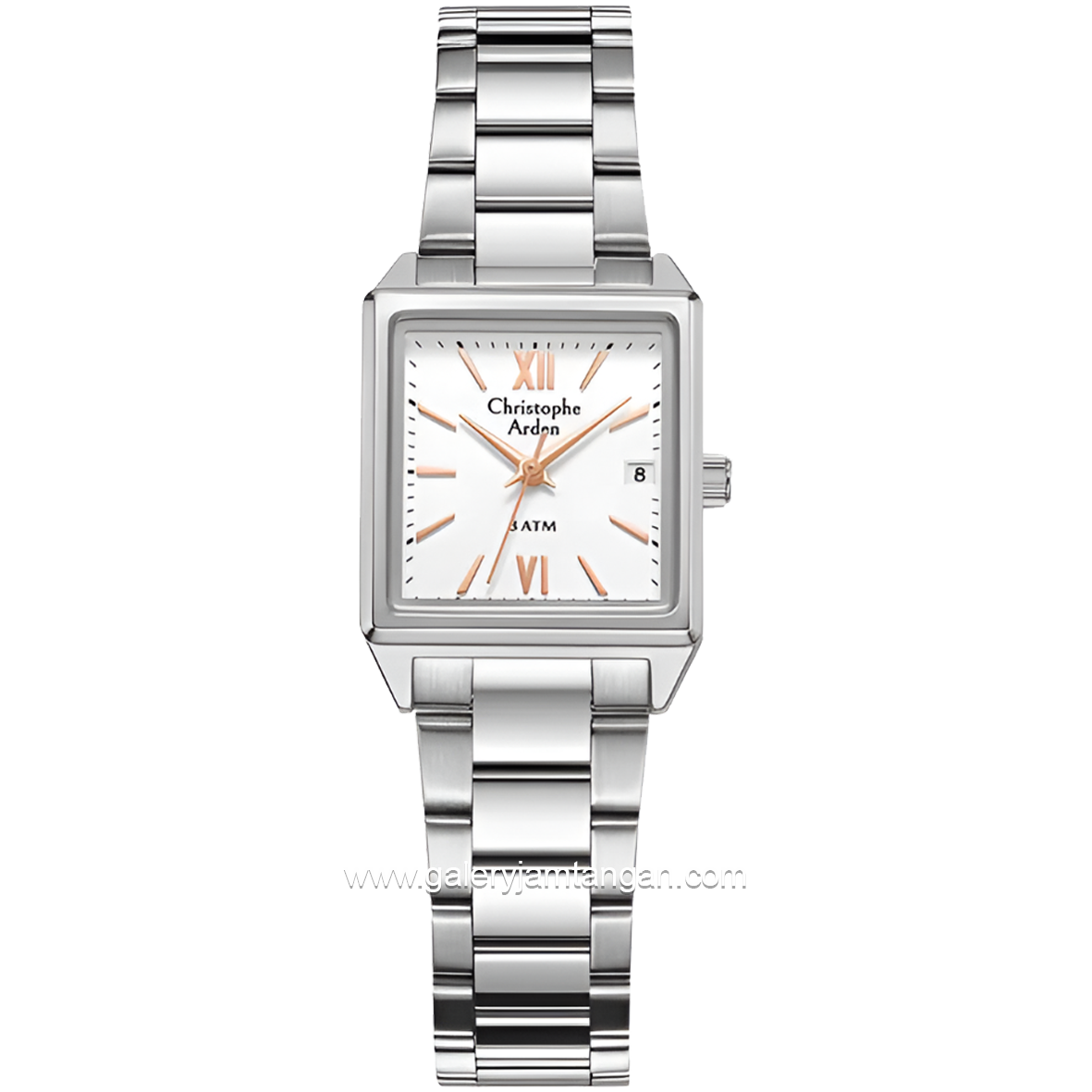 Christophe Arden CA 2003 LD Silver Dial White Stainless Steel