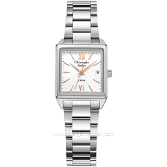 Christophe Arden CA 2003 LD Silver Dial White Stainless Steel