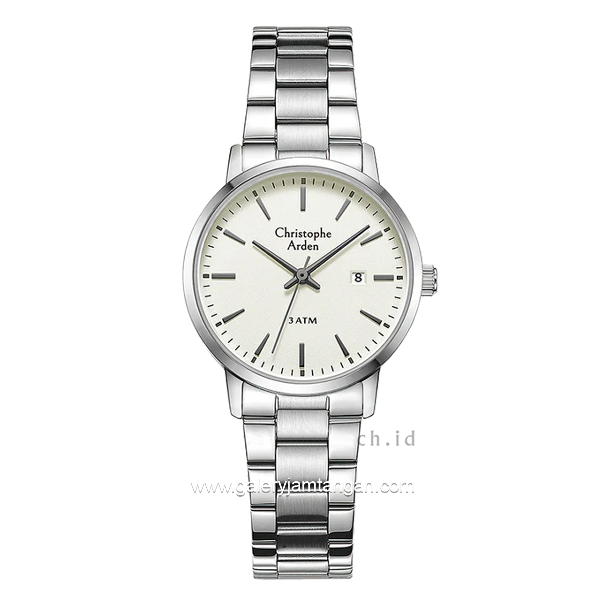 Christophe Arden CA 2004 LD Silver Dial Ivory Stainless Steel