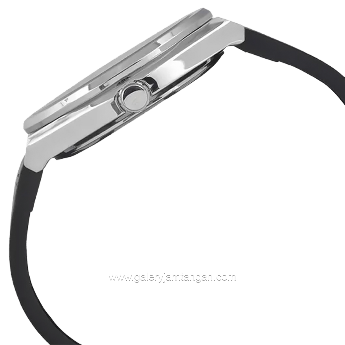 Christophe Arden CA 2005 MD Black Silver Dial Black Leather Strap