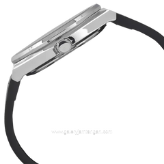 Christophe Arden CA 2005 MD Black Silver Dial Black Leather Strap