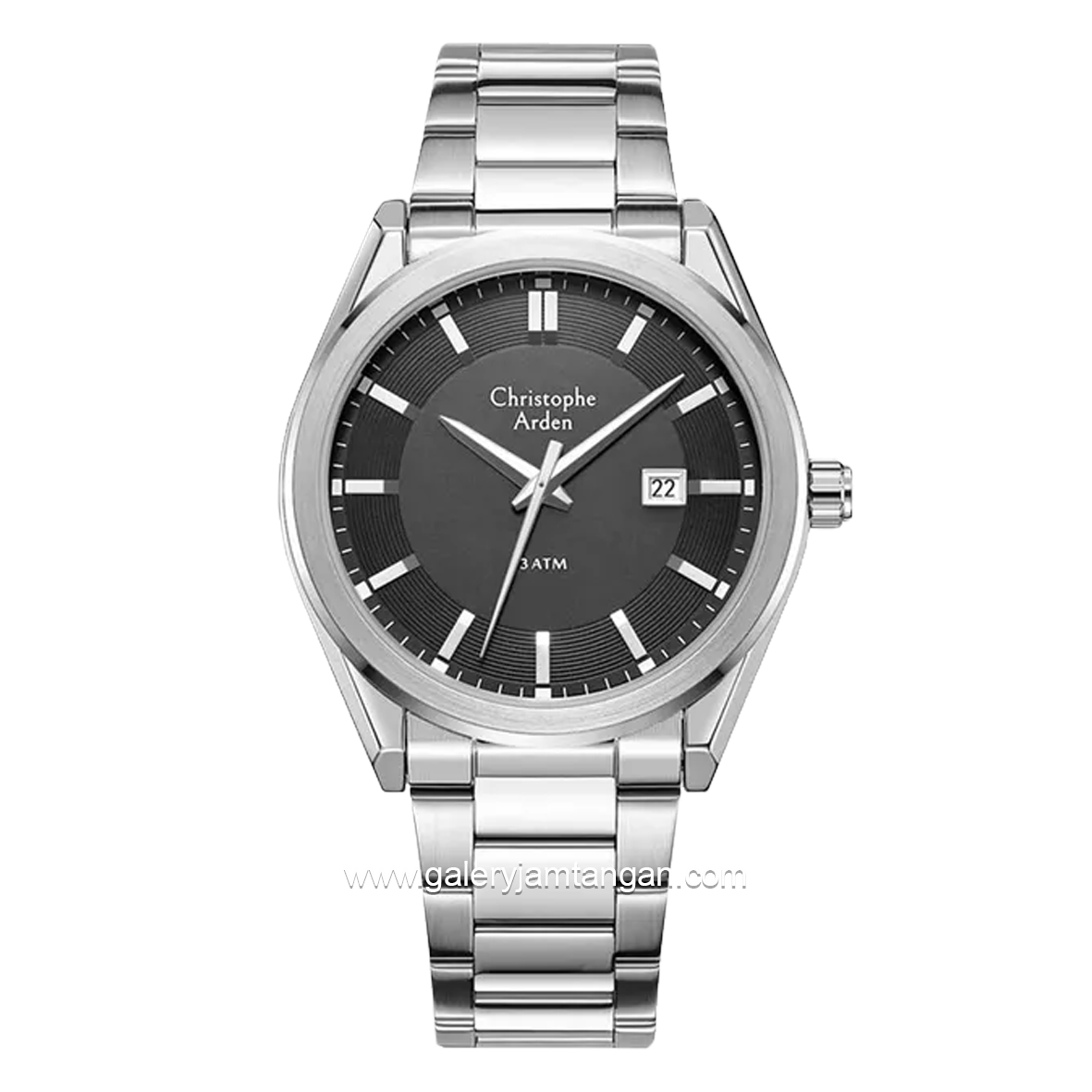 Christophe Arden CA 2005 MD Silver Dial Black Stainless Steel