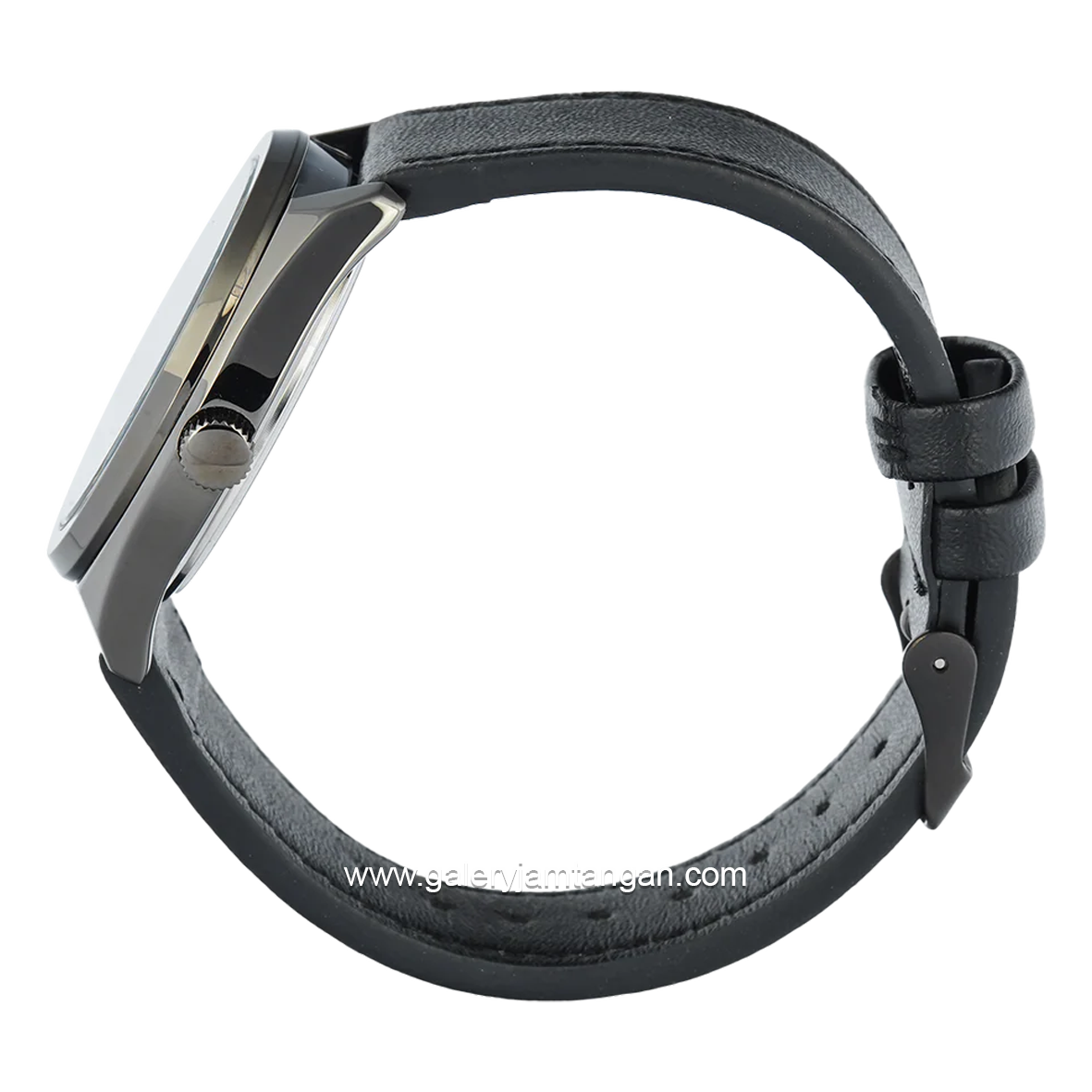 Christophe Arden CA 3001 MD Black Dial Grey Leather Strap