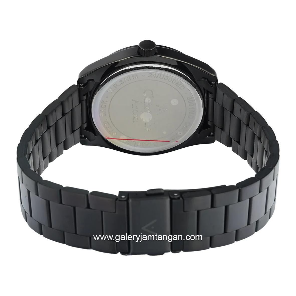 Christophe Arden CA 3001 MD Black Hour Marker White Stainless Steel