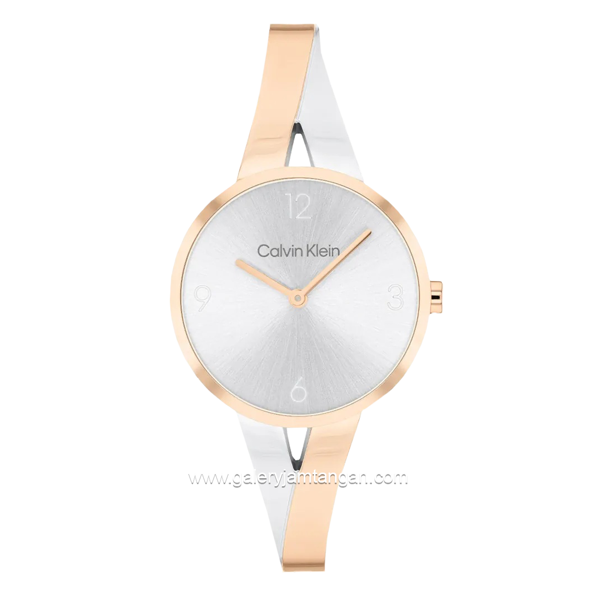 CALVIN KLEIN 25100028 Silver Rosegold Stainless Steel