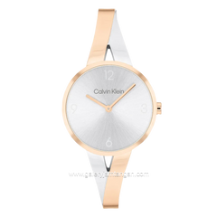 CALVIN KLEIN 25100028 Silver Rosegold Stainless Steel