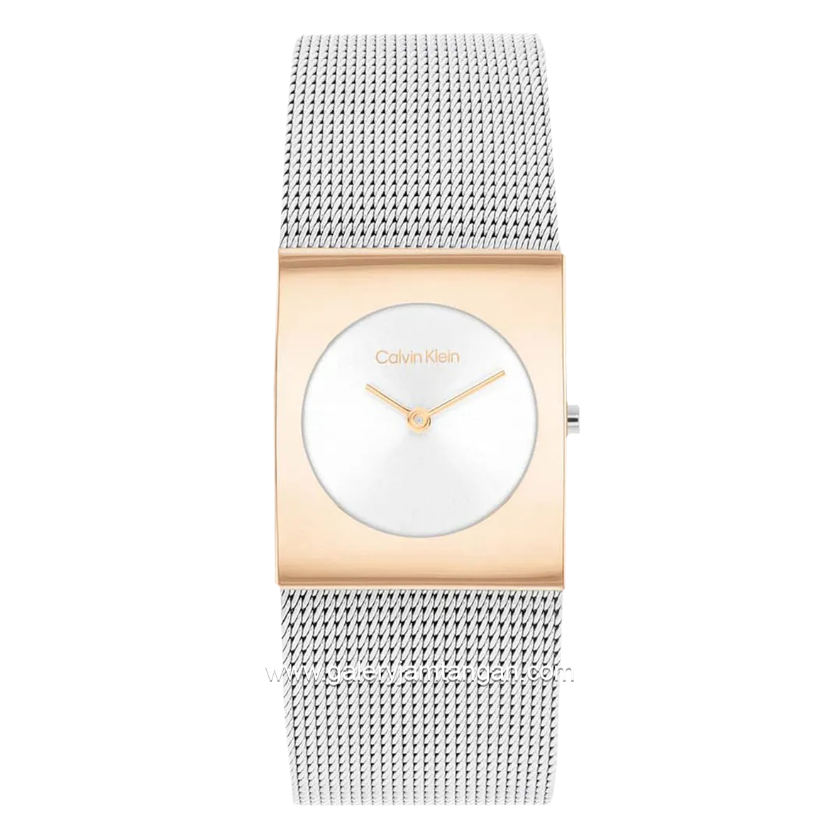 CALVIN KLEIN 25100063 Silver Rosegold Stainless Steel