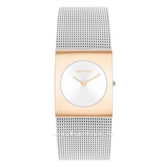 CALVIN KLEIN 25100063 Silver Rosegold Stainless Steel