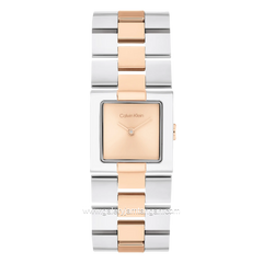 CALVIN KLEIN 25100092 Silver Rosegold Stainless Steel
