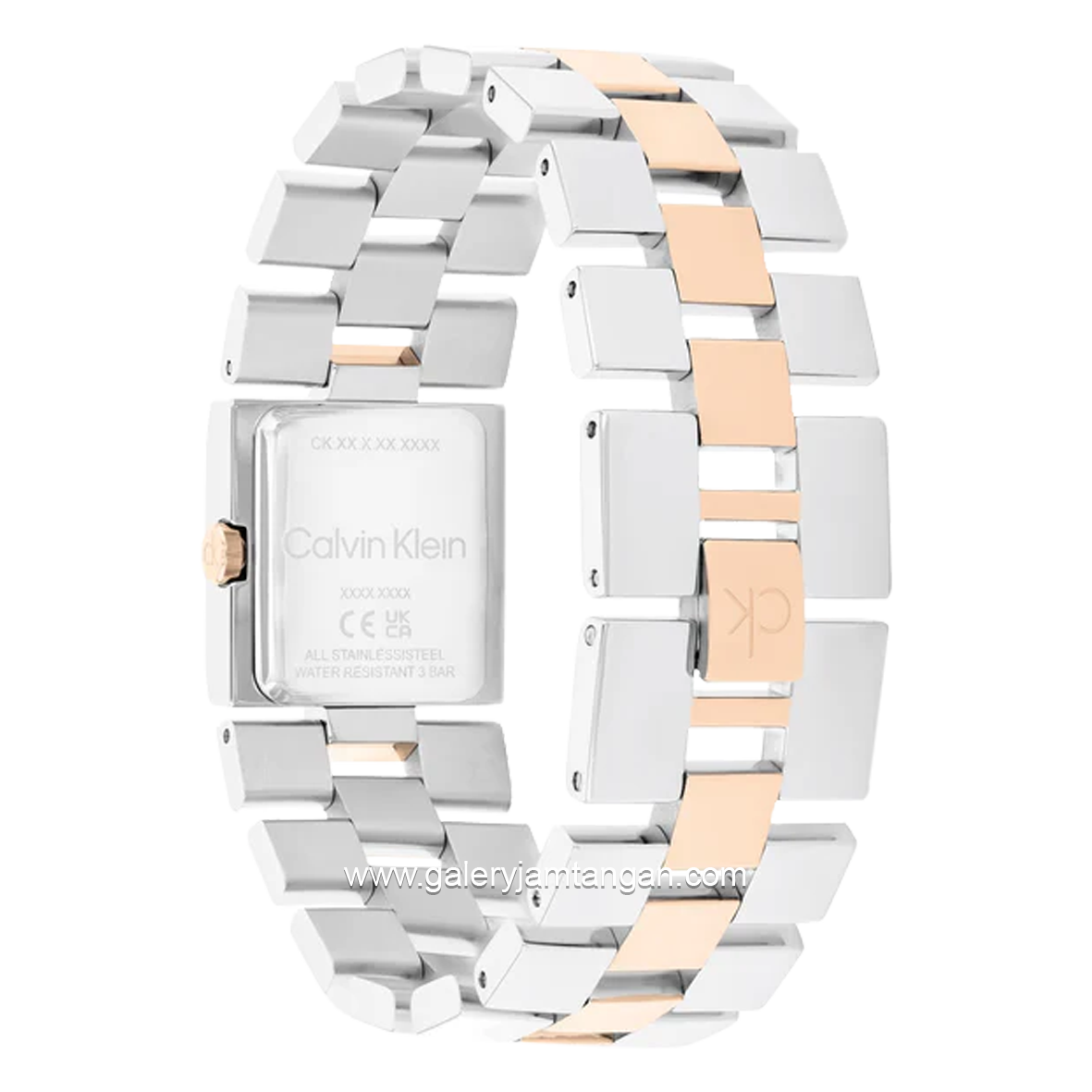 CALVIN KLEIN 25100092 Silver Rosegold Stainless Steel