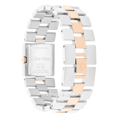 CALVIN KLEIN 25100092 Silver Rosegold Stainless Steel