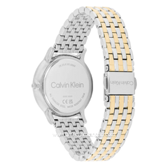 CALVIN KLEIN 25100171 LUXE Silver Gold Stainless Steel Strap