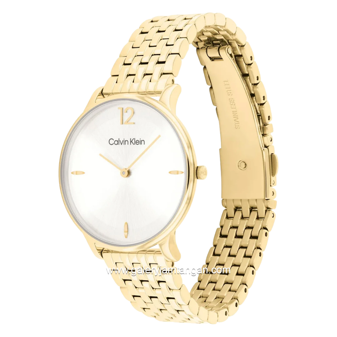 CALVIN KLEIN 25100172 LUXE Gold Stainless Steel Strap