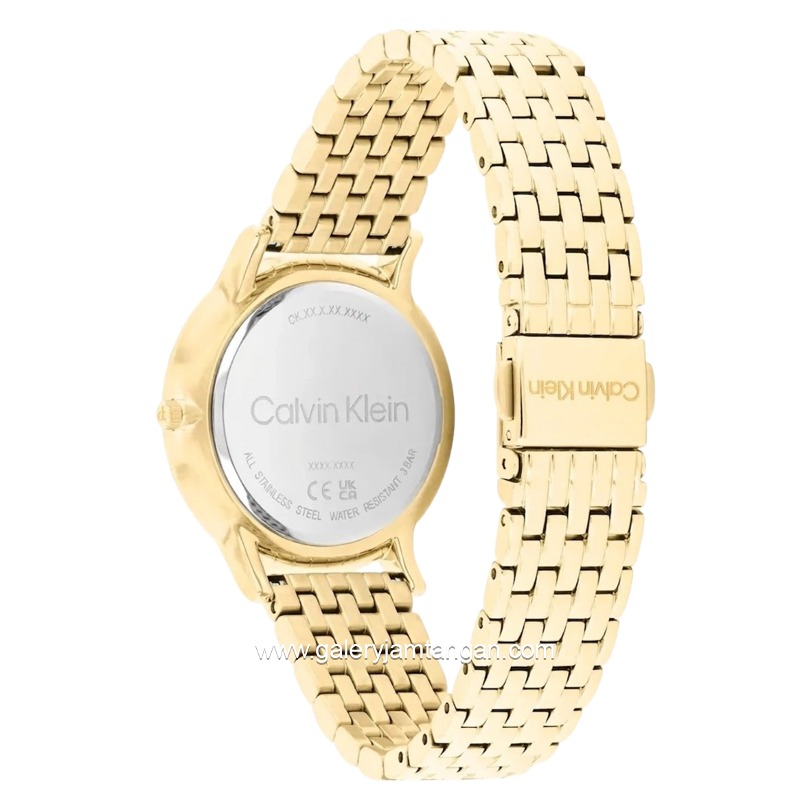 CALVIN KLEIN 25100172 LUXE Gold Stainless Steel Strap