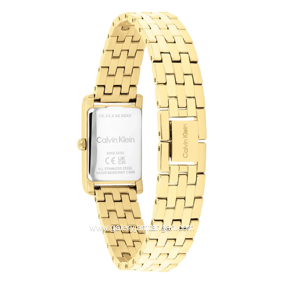 CALVIN KLEIN 25100198 LIGHT Dial Orange Gold Stainless Steel Strap