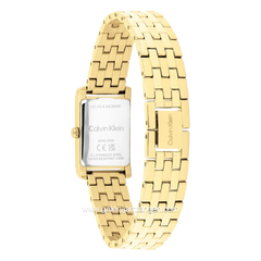 CALVIN KLEIN 25100198 LIGHT Dial Orange Gold Stainless Steel Strap