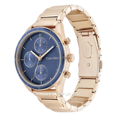 CALVIN KLEIN 25200172 Rosegold Dial Navy Stainless Steel