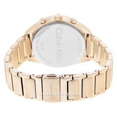 CALVIN KLEIN 25200172 Rosegold Dial Navy Stainless Steel