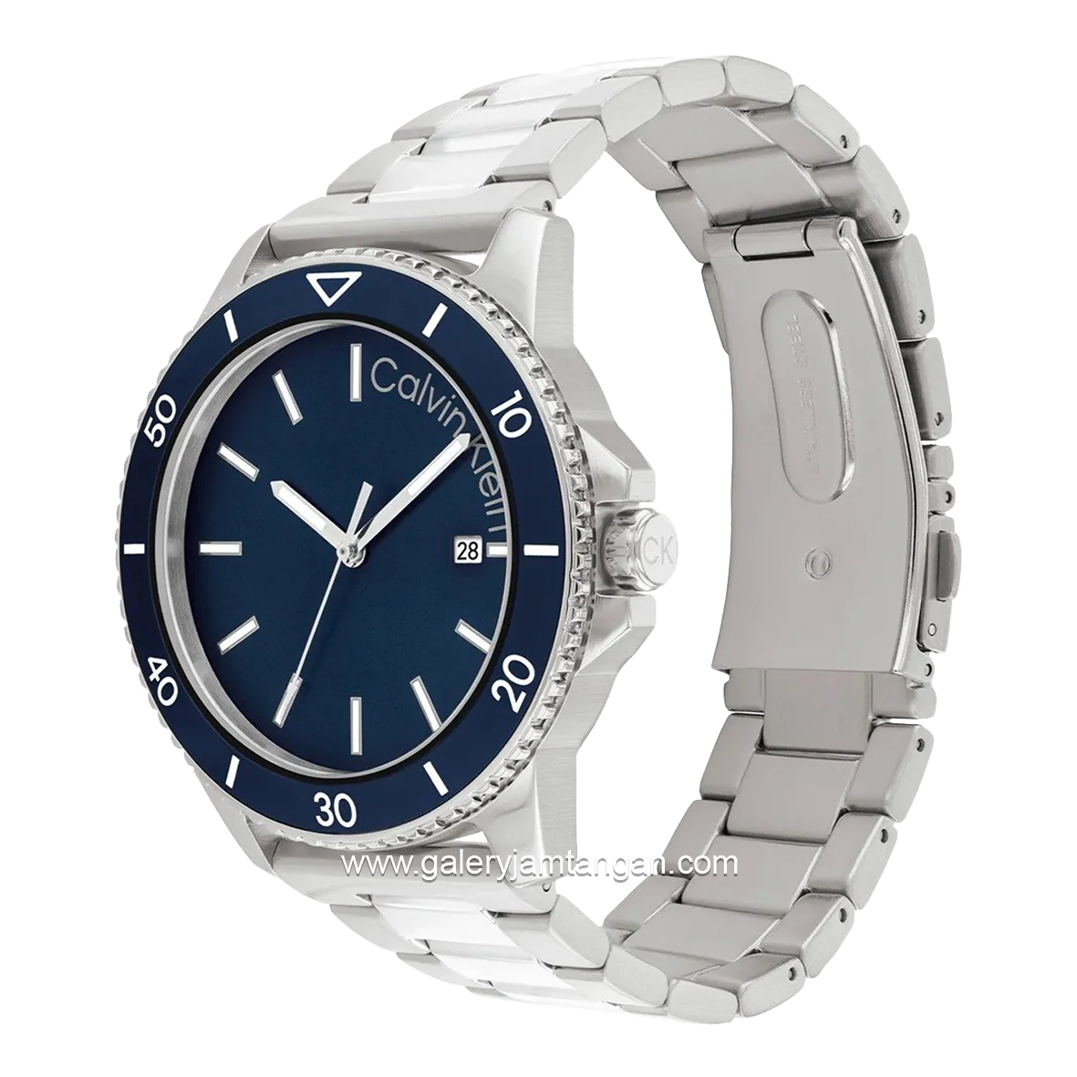 CALVIN KLEIN 25200385 Stainless Steel Silver Strap