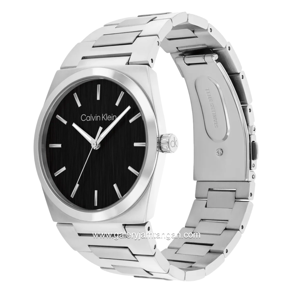 CALVIN KLEIN 25200543 EMPOWER Dial Black Silver Stainless Steel Strap