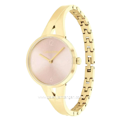 CALVIN KLEIN 25100027 Gold Dial Peach Stainless Steel