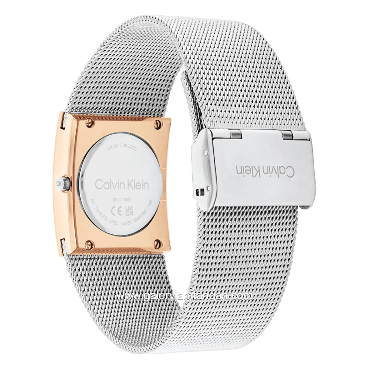 CALVIN KLEIN 25100063 Silver Rosegold Stainless Steel