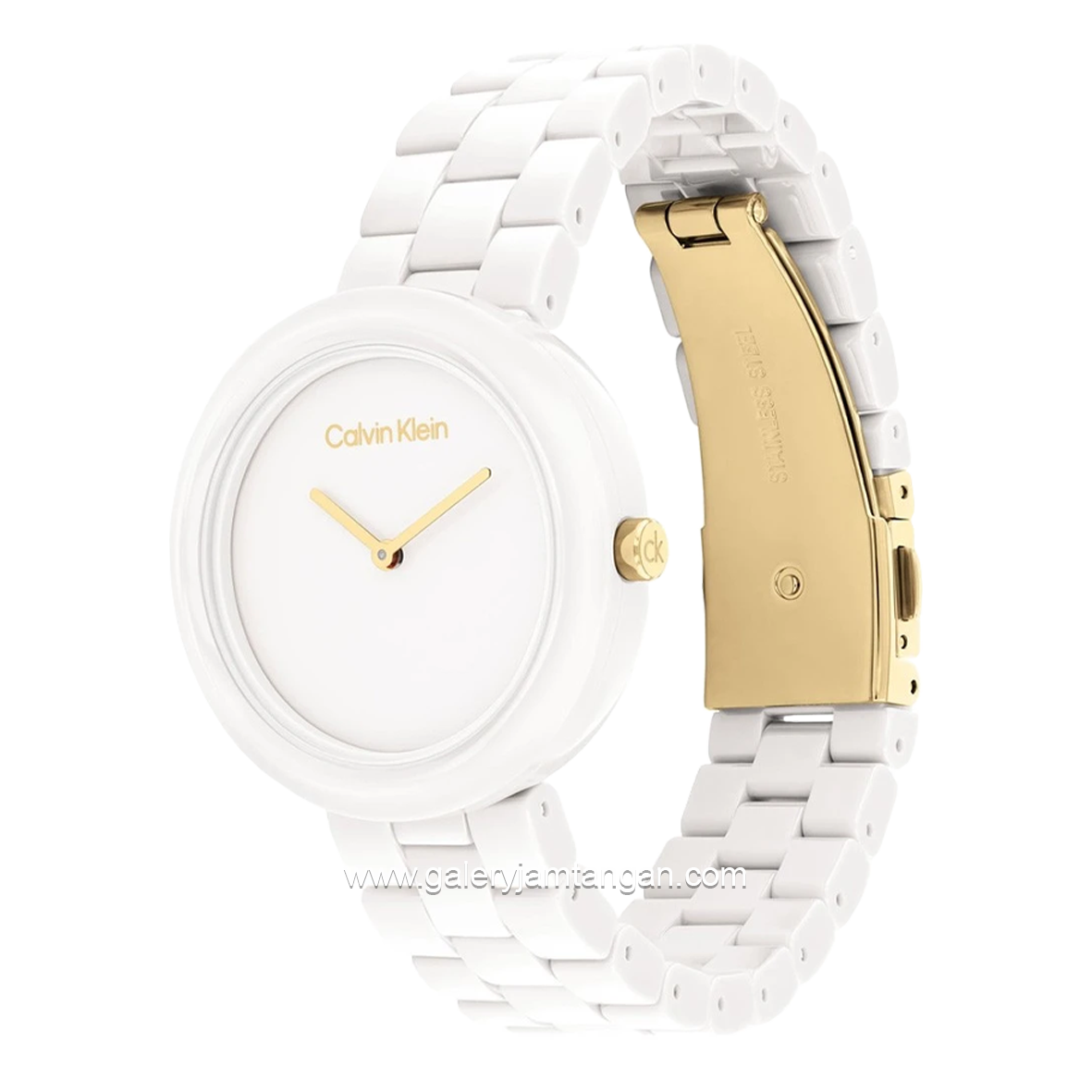 CALVIN KLEIN 25100072 White Ceramic Strap