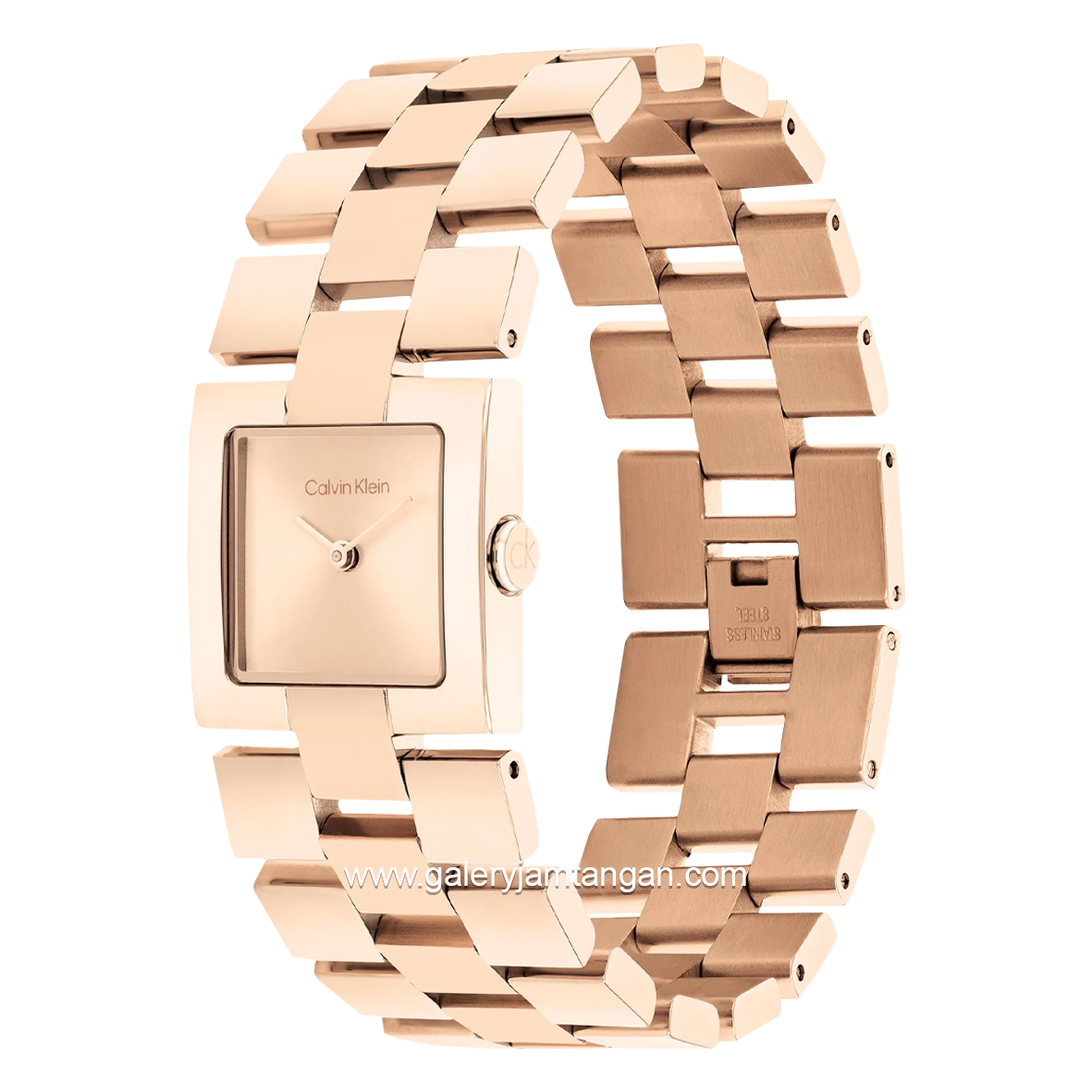 CALVIN KLEIN 25100090 Rosegold Stainless Steel