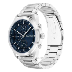 CALVIN KLEIN 25200208 Silver Dial Blue Multifunction Stainless Steel