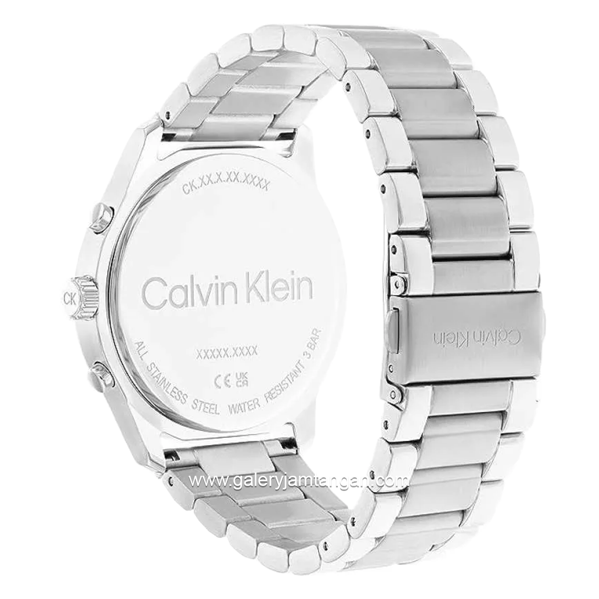 CALVIN KLEIN 25200208 Silver Dial Blue Multifunction Stainless Steel