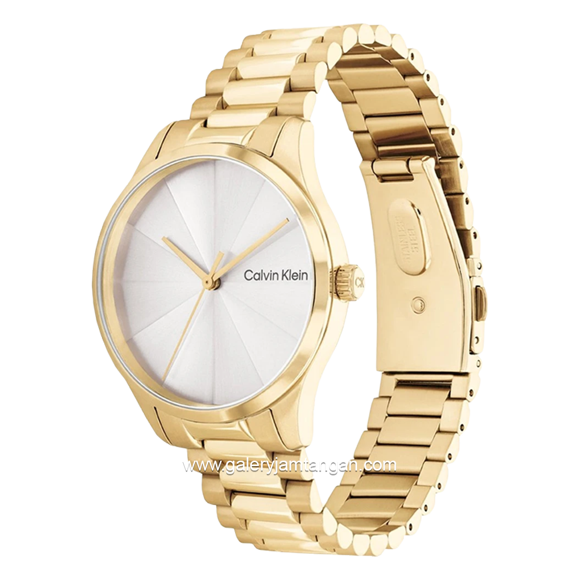 CALVIN KLEIN 25200232 Laddies Gold Dial Silver Stainless Steel