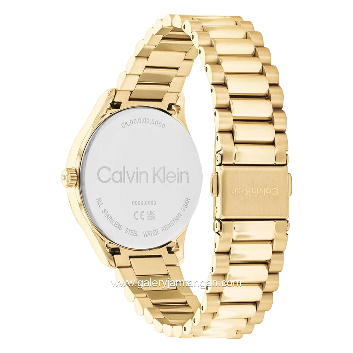 CALVIN KLEIN 25200232 Laddies Gold Dial Silver Stainless Steel