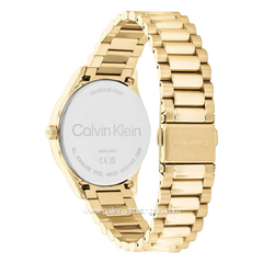CALVIN KLEIN 25200232 Laddies Gold Dial Silver Stainless Steel
