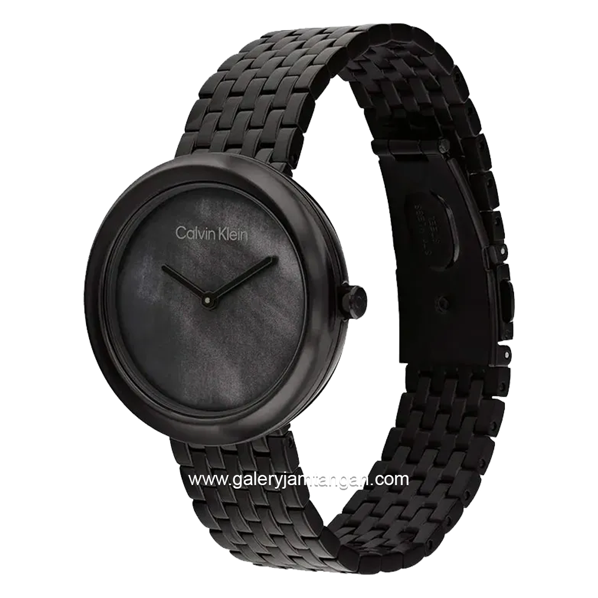 CALVIN KLEIN 25200323 Laddies Black Dial Black Stainless Steel Strap