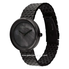 CALVIN KLEIN 25200323 Laddies Black Dial Black Stainless Steel Strap
