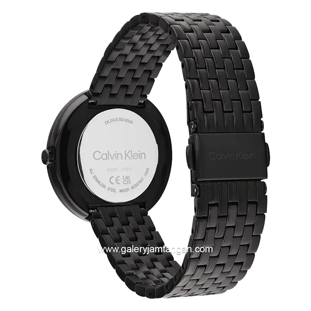CALVIN KLEIN 25200323 Laddies Black Dial Black Stainless Steel Strap