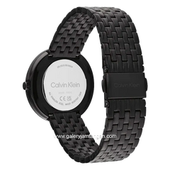 CALVIN KLEIN 25200323 Laddies Black Dial Black Stainless Steel Strap