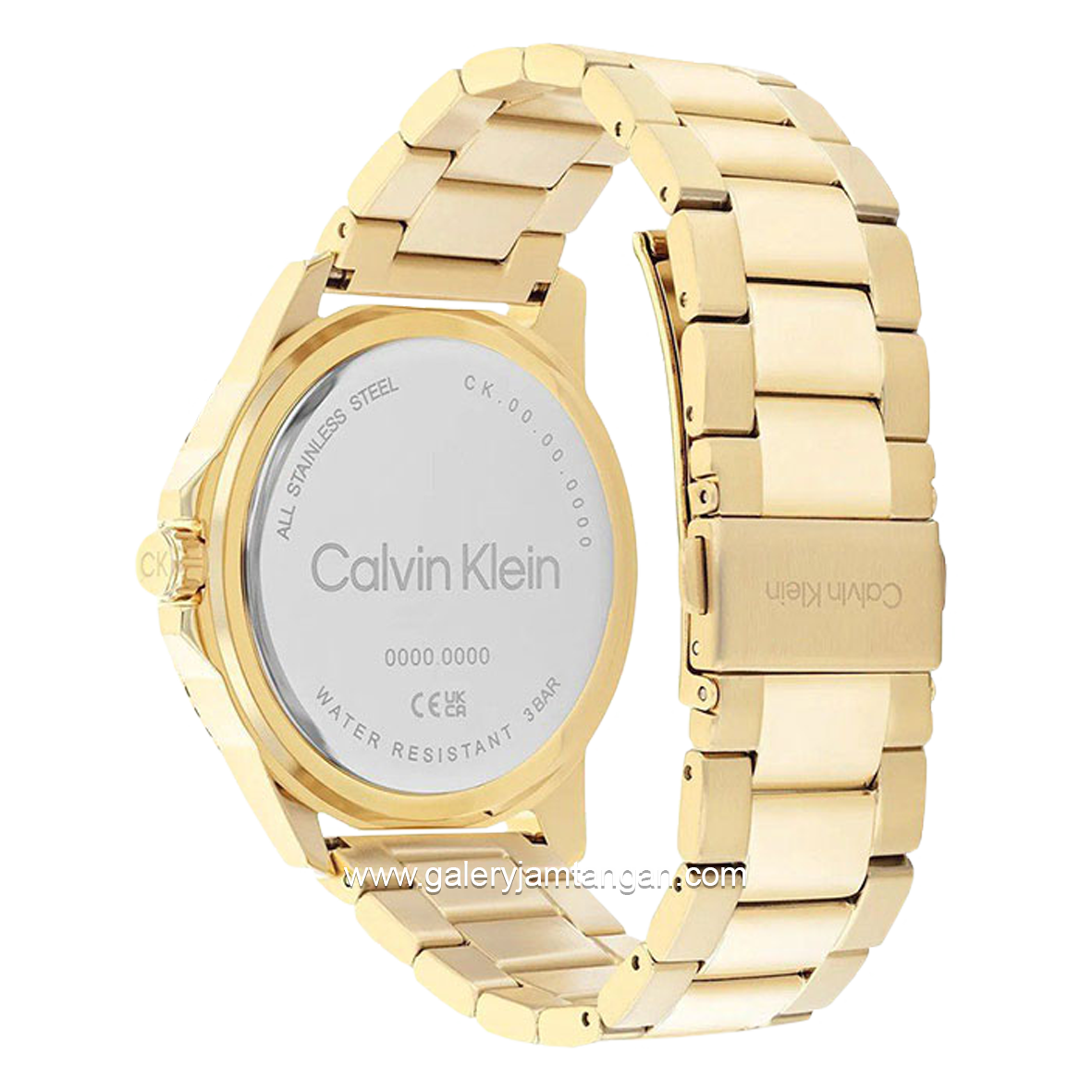 CALVIN KLEIN 25200383 Gold Dial Green Stainless Steel