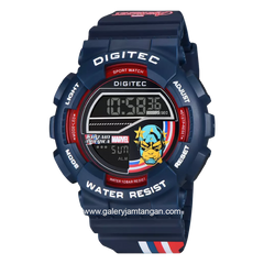 DIGITEC DG-5210T-MV BL-4B MARVEL Digital Navy Rubber Strap