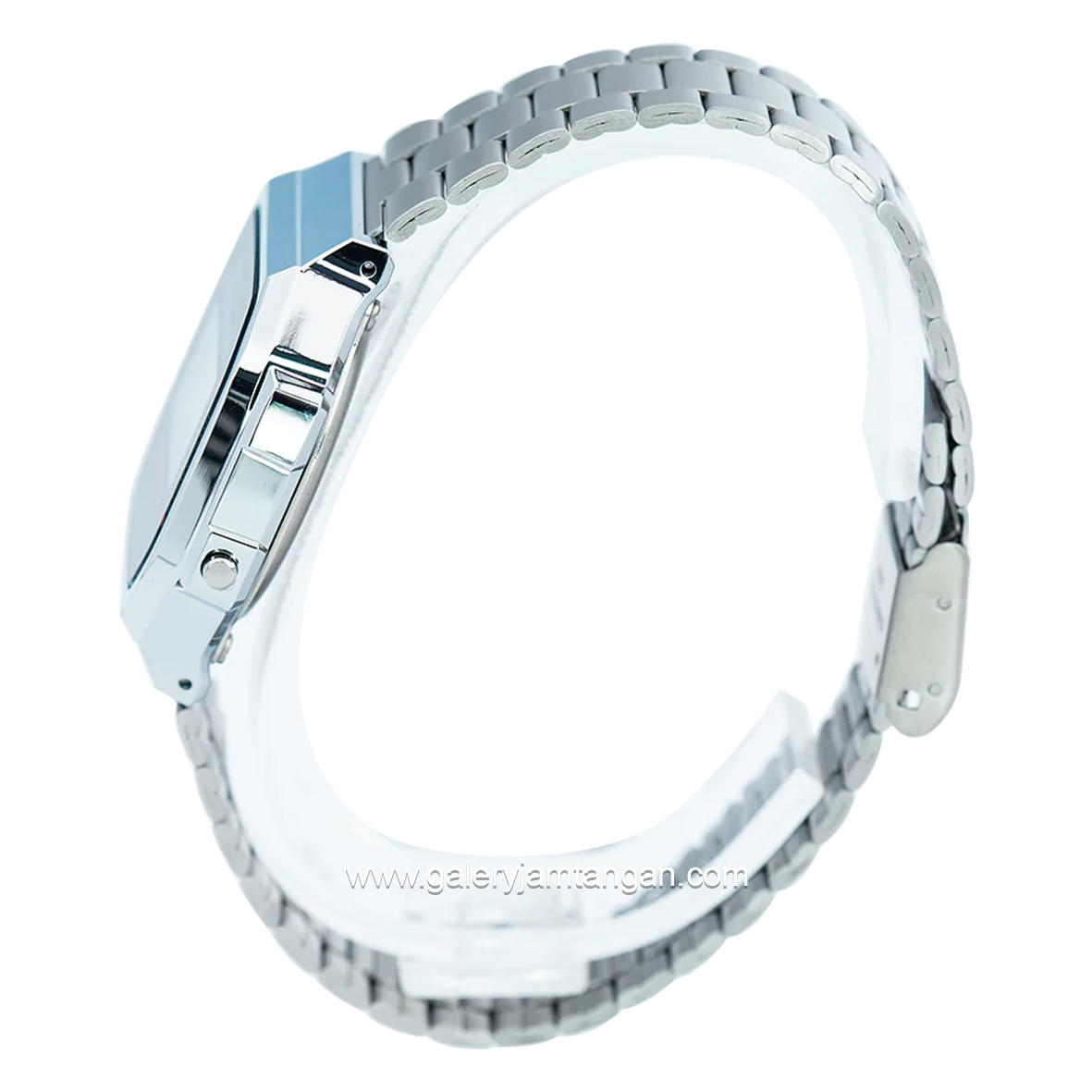 CASIO A168WA-3AYDF Digital Silver Stainless Steel