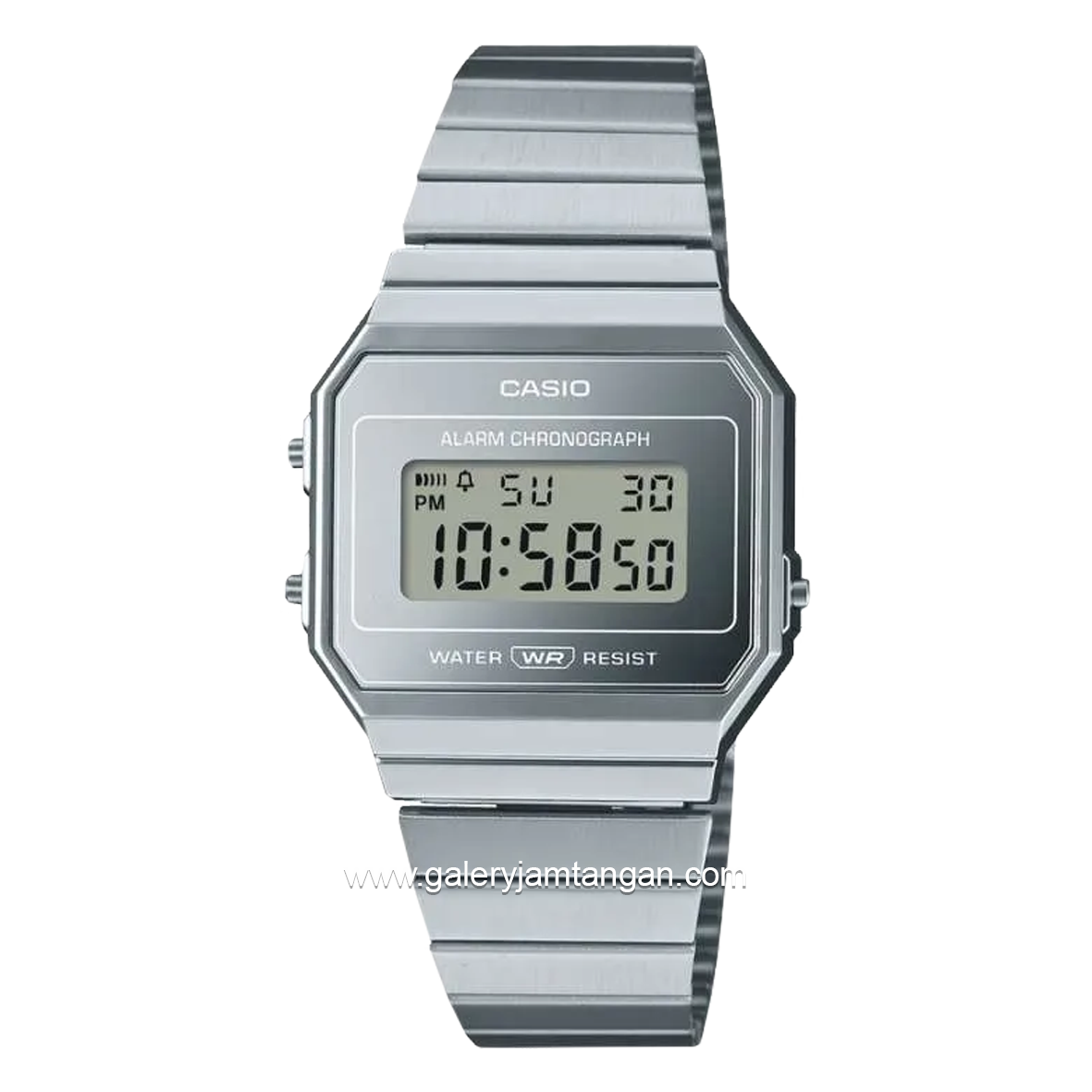 CASIO A700WEV-7ADF Vintage Silver Stainless Steel